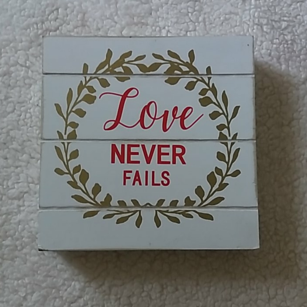 Wood sign